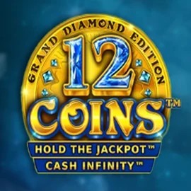 12 Coins Grand Diamond Edition casino game by Wazdan – featured logo at LuckyVibe Casino