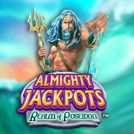 Official Jackpots logo: Almighty Jackpots – Realm of Poseidon by Novomatic at LuckyVibe Casino