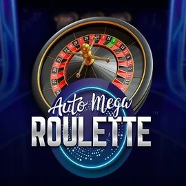Auto Mega Roulette slot logo by Pragmatic Play at LuckyVibe Casino