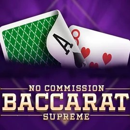Baccarat Supreme online game logo by OneTouch Games on luckyvibe.ca