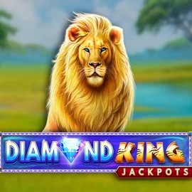 Diamond King Jackpots slot visual from SpinPlay Games available on luckyvibe.ca