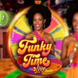 Funky Time casino game by Evolution – featured logo at LuckyVibe Casino