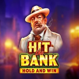 Official Slots logo: Hit The Bank Hold and Win by Playson at LuckyVibe Casino
