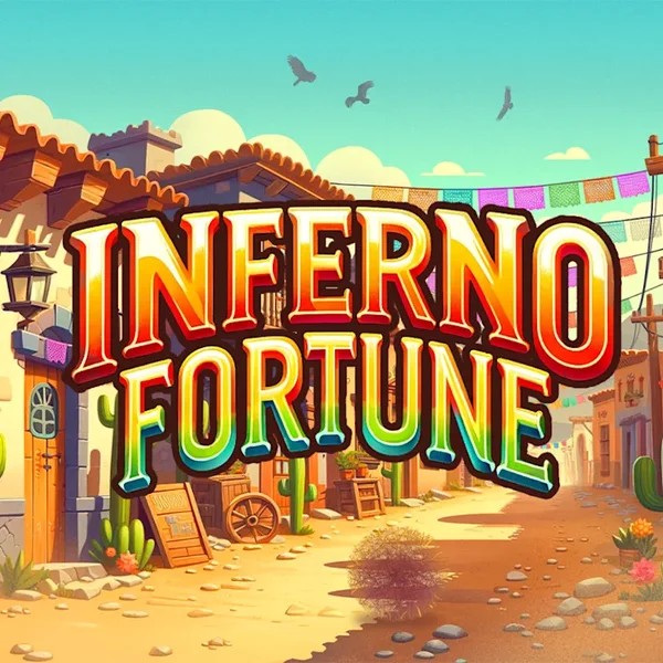 Inferno Fortune logo by Atomic Slot Lab at LuckyVibe Casino