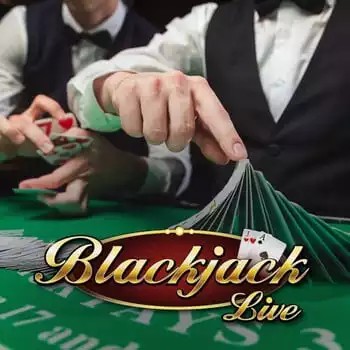 Enjoy Live Blackjack by Evolution – logo hosted on luckyvibe.ca