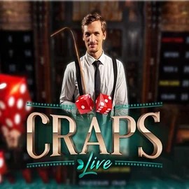 Live Craps logo by Evolution LuckyVibe Casino
