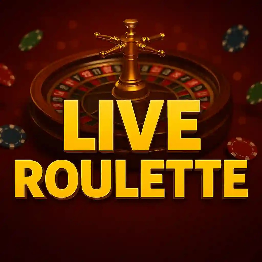 Enjoy Live Roulette by Evolution – logo hosted on luckyvibe.ca