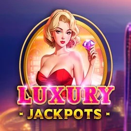 Luxury Jackpots online game logo by Triple Cherry on luckyvibe.ca