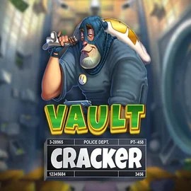 Vault Cracker online game logo by Red Tiger Gaming on luckyvibe.ca