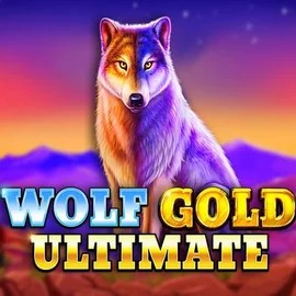 Wolf Gold Ultimate online game logo by Pragmatic Play on luckyvibe.ca