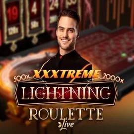 XXXtreme Lightning Roulette logo by Evolution at LuckyVibe Casino